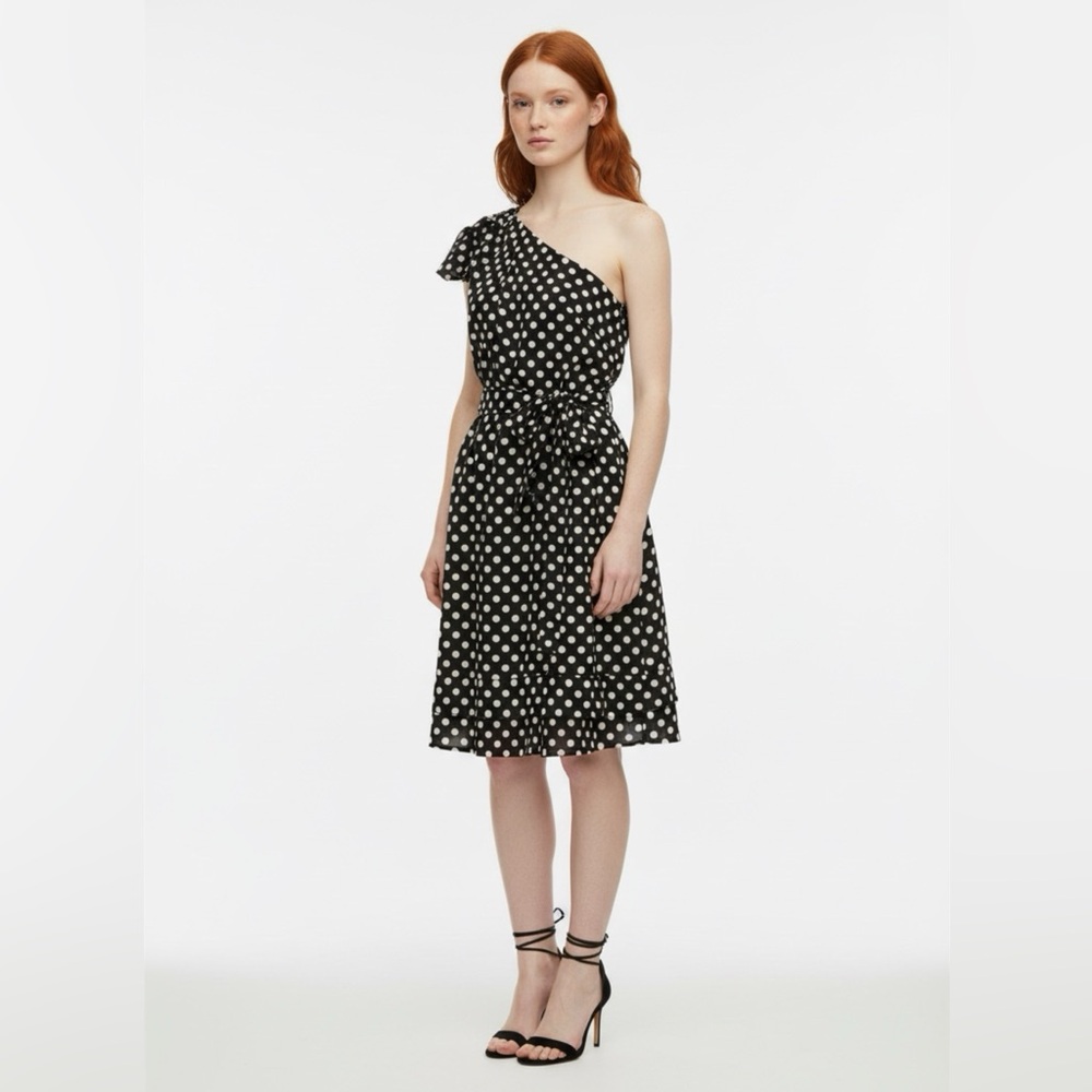 Galina Sobelev Off the Shoulder Dress, Cinched Waist, Medium